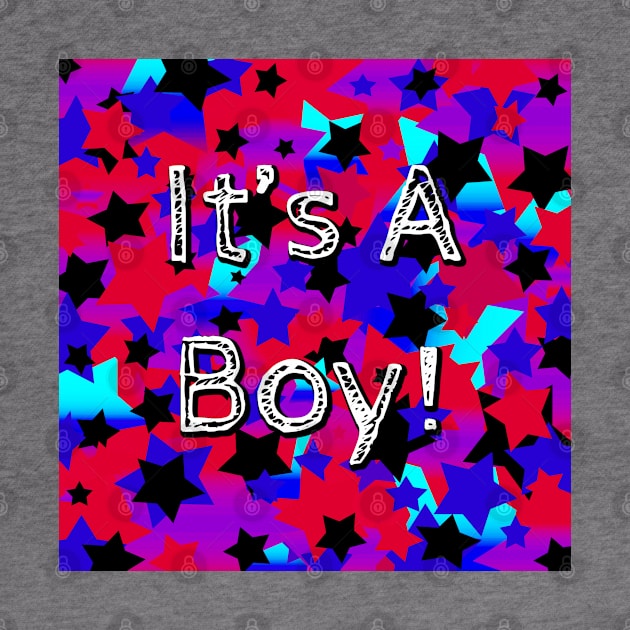 It's A Boy! Party Stars by BlakCircleGirl